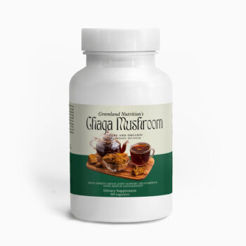 Greenland Nutrition's Chaga Mushroom - Package of potent Chaga Mushroom supplements